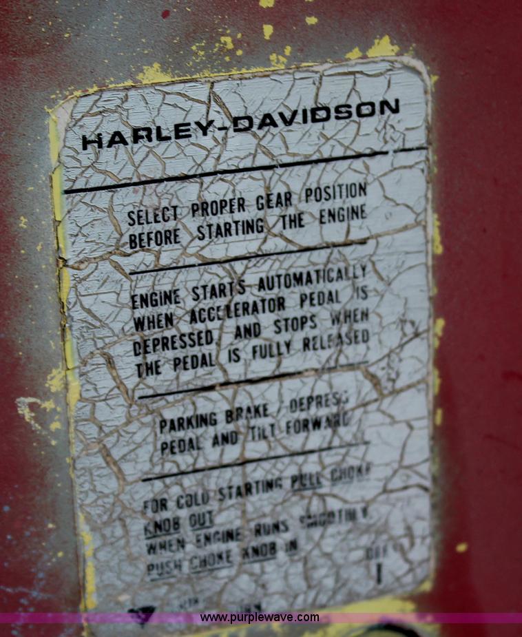 image for item G5429 Harley Davidson golf cart