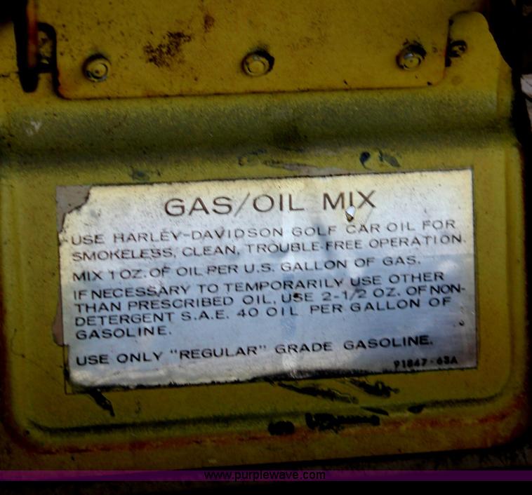 image for item G5429 Harley Davidson golf cart