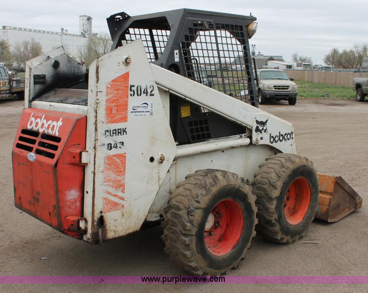 image for item H3699 1984 Bobcat 843 skid steer
