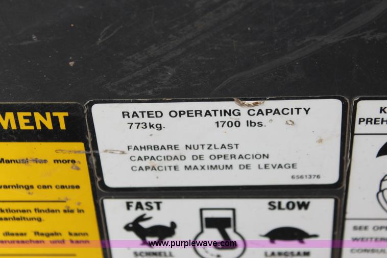 image for item H3699 1984 Bobcat 843 skid steer