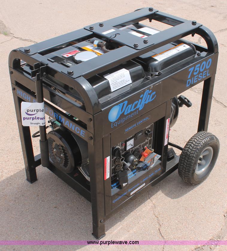 image for item H3729 Pacific 7500D generator