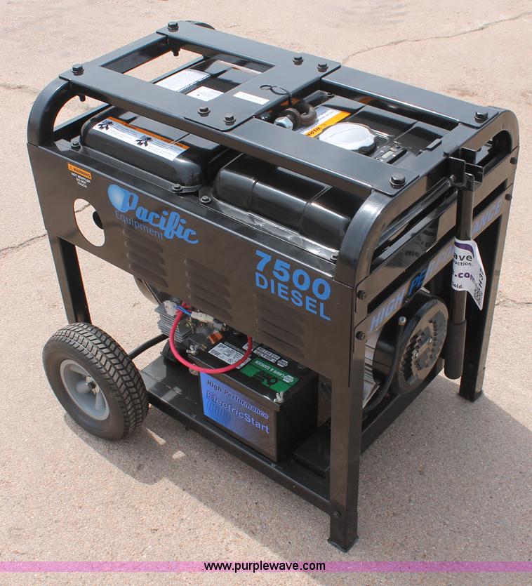 image for item H3729 Pacific 7500D generator
