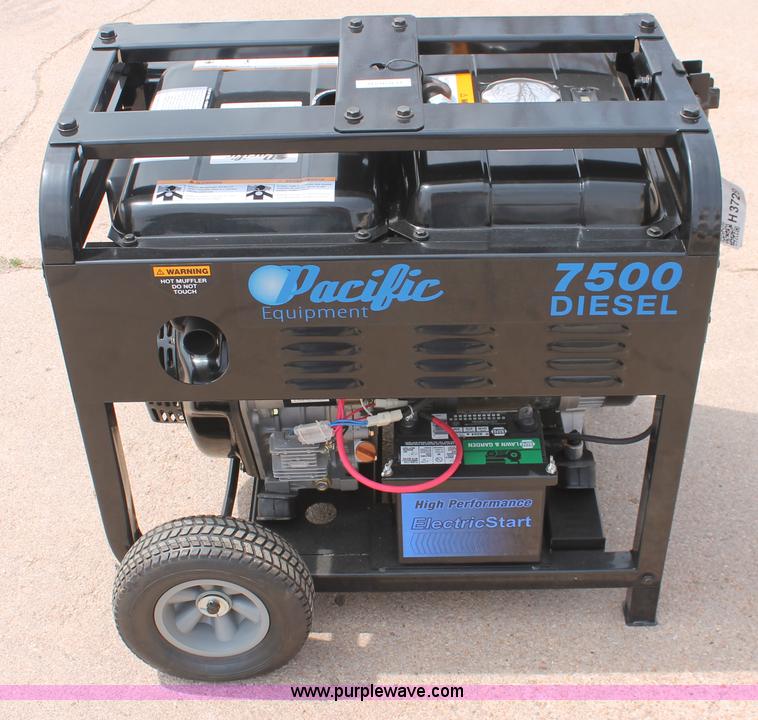 image for item H3729 Pacific 7500D generator