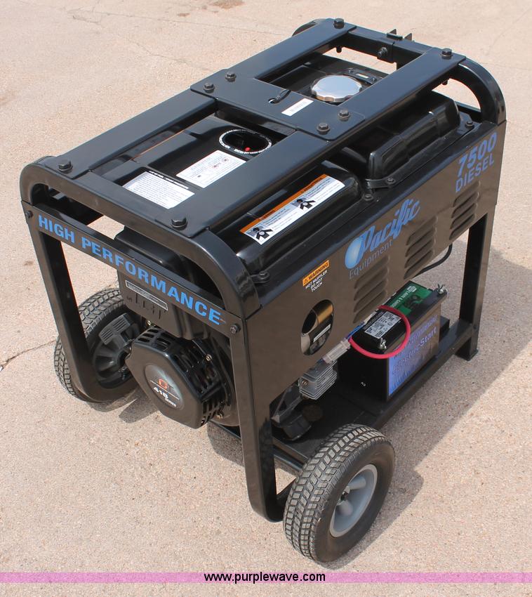 image for item H3729 Pacific 7500D generator