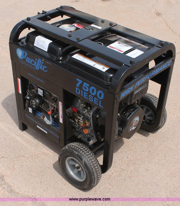 image for item H3729 Pacific 7500D generator