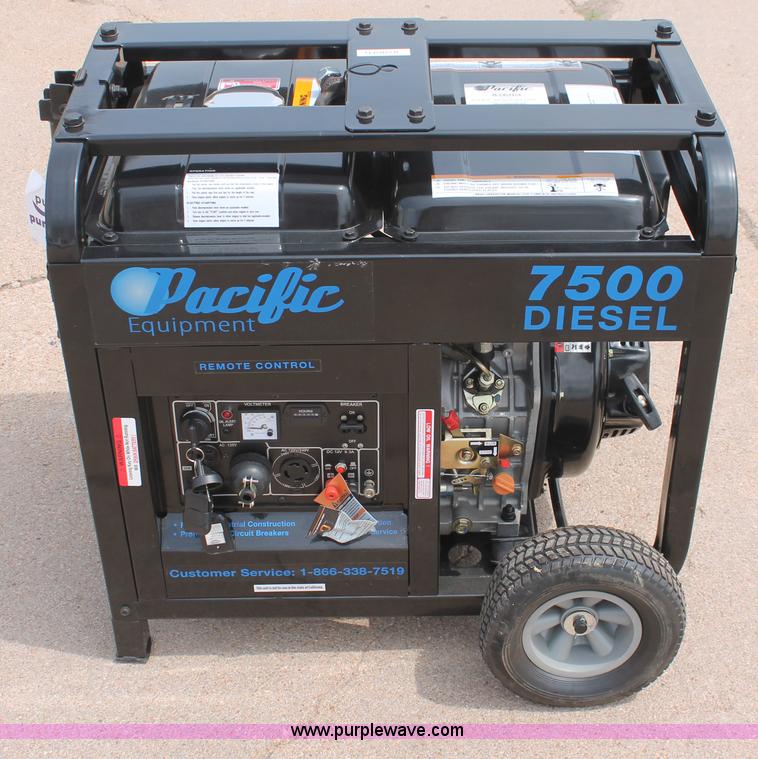 image for item H3729 Pacific 7500D generator