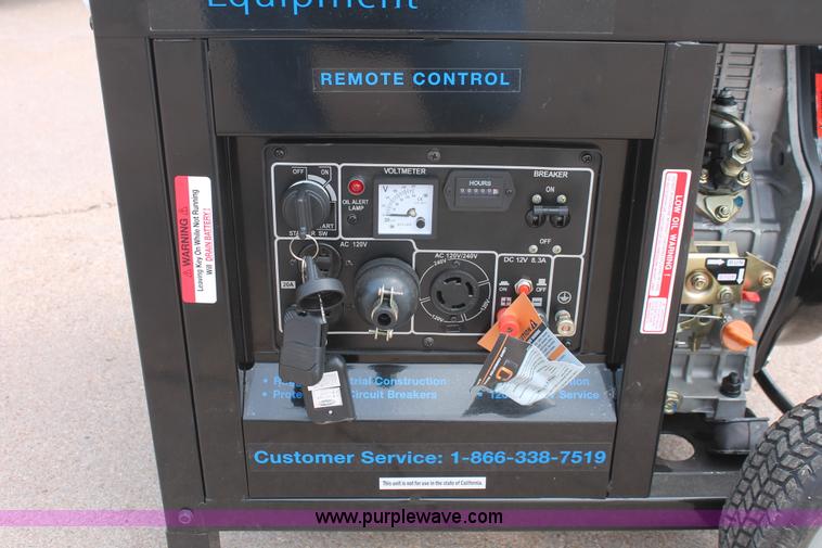 image for item H3729 Pacific 7500D generator