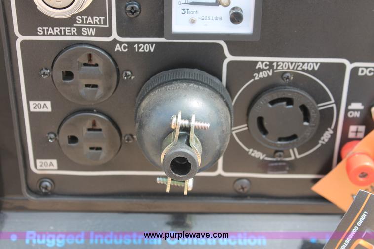 image for item H3729 Pacific 7500D generator