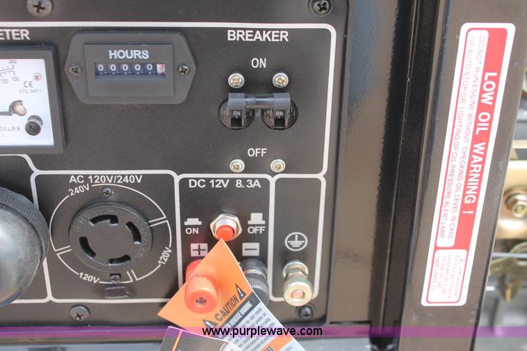 image for item H3729 Pacific 7500D generator