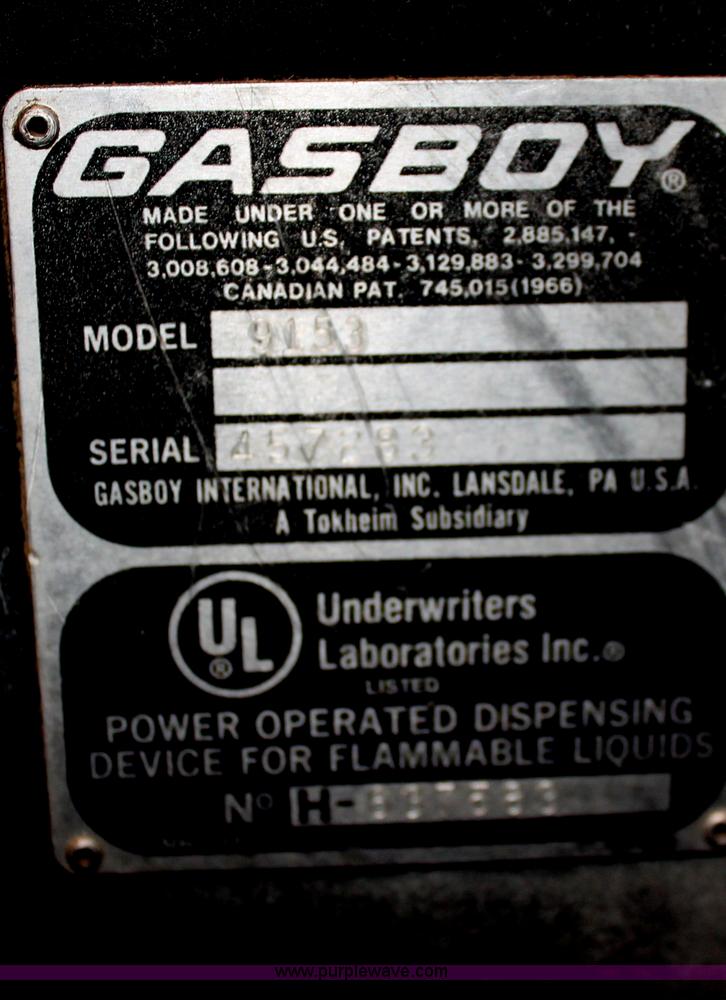 image for item H3741 Gasboy 9153 diesel fuel pump