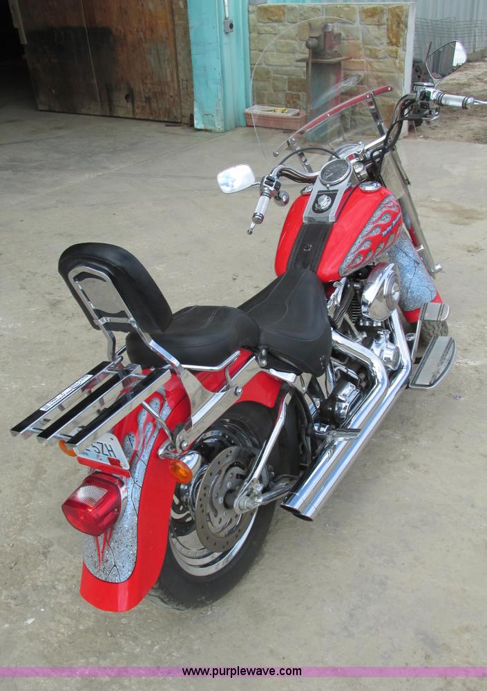 image for item V9961 2002 Harley Davidson Fat Boy motorcycle