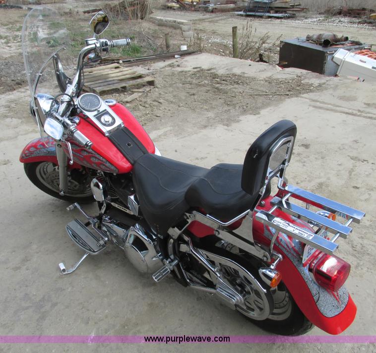 image for item V9961 2002 Harley Davidson Fat Boy motorcycle