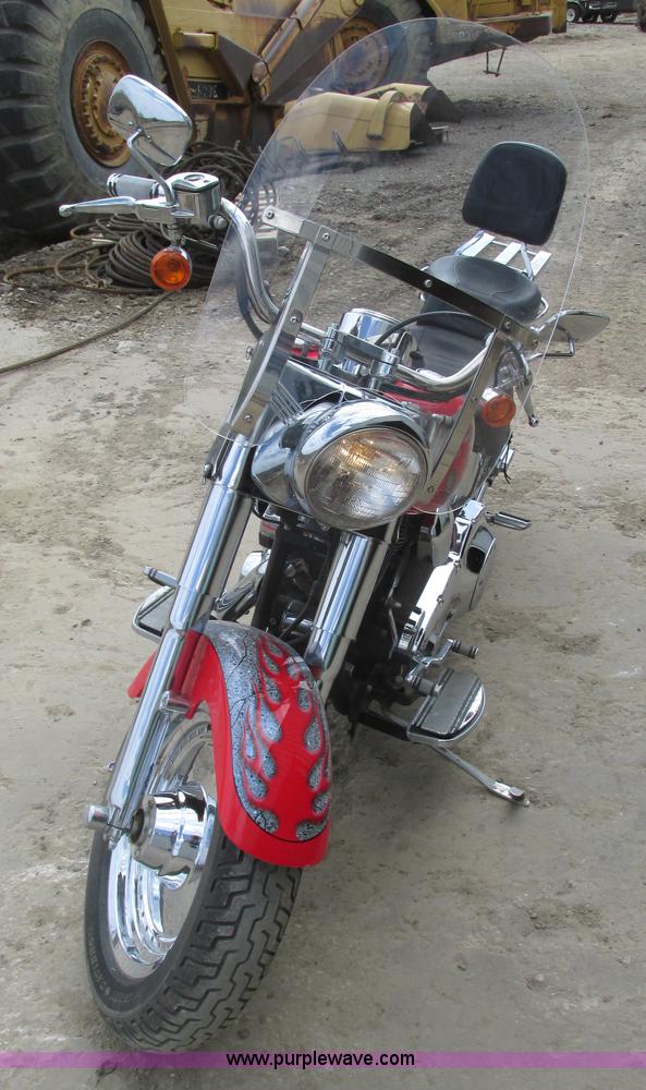 image for item V9961 2002 Harley Davidson Fat Boy motorcycle