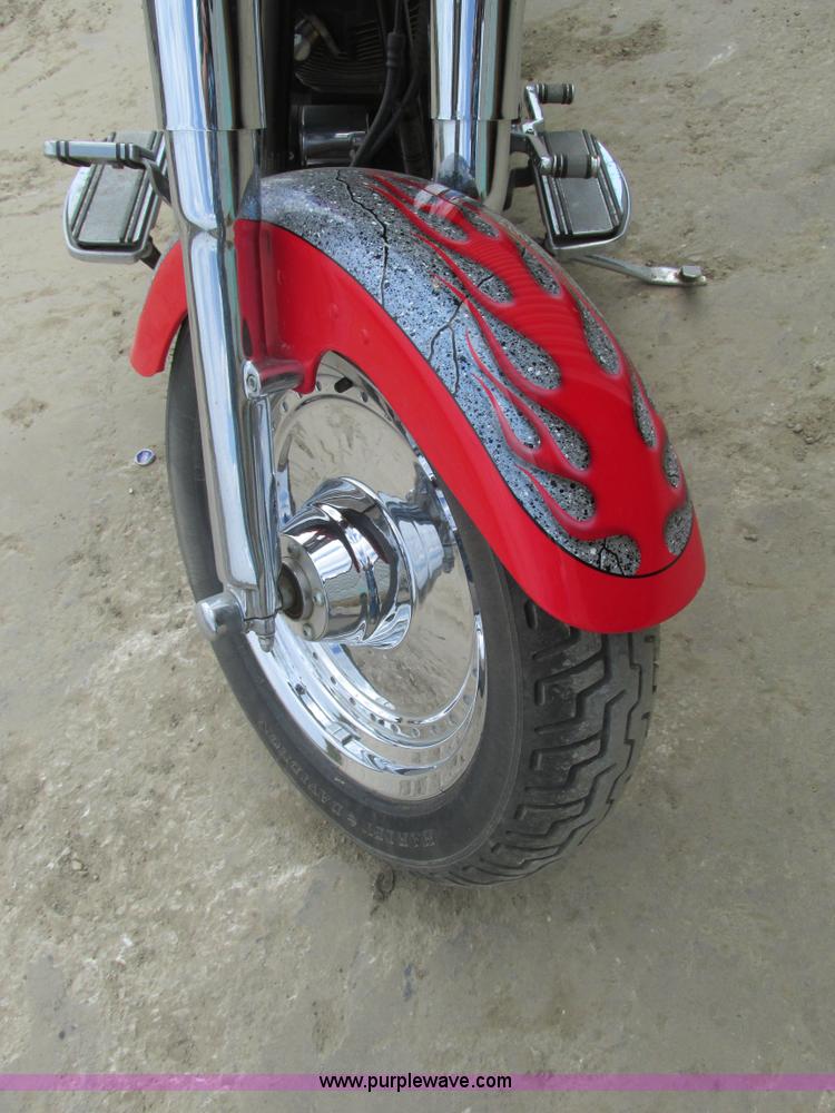 image for item V9961 2002 Harley Davidson Fat Boy motorcycle