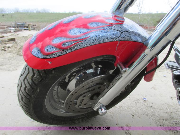 image for item V9961 2002 Harley Davidson Fat Boy motorcycle