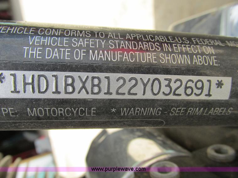 image for item V9961 2002 Harley Davidson Fat Boy motorcycle