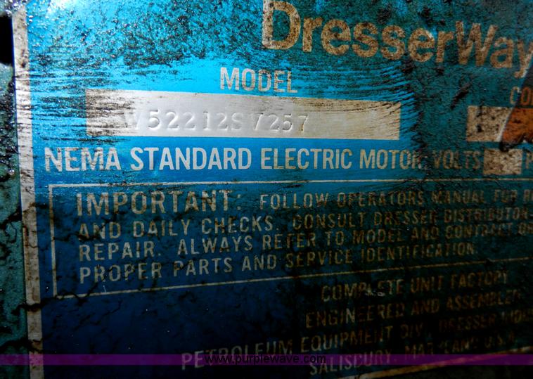 image for item X9597 1972 Dresser 5000 air compressor