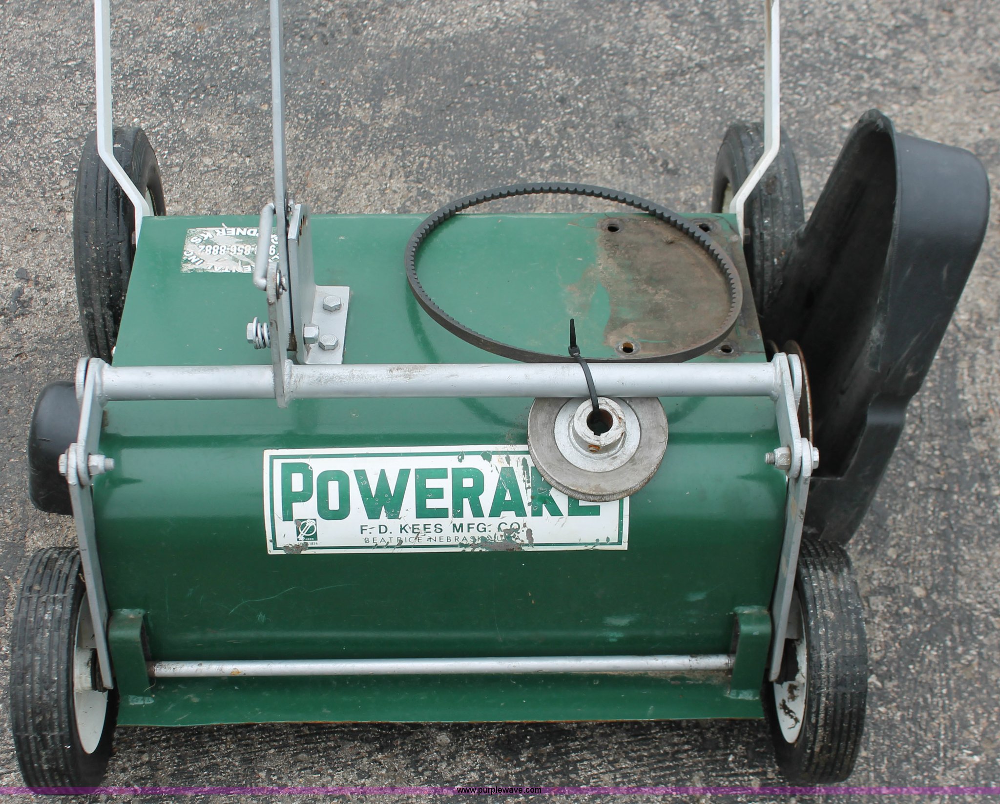 F.D. Kees power rake in Paola, KS Item AH9176 sold Purple Wave