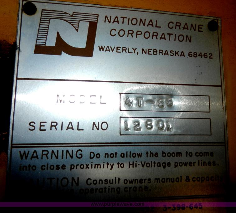 image for item A5003 1979 International 1824 telescopic crane truck