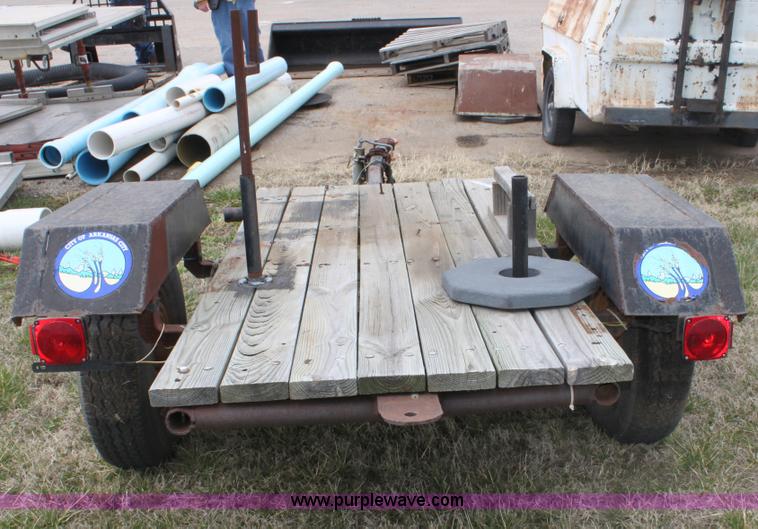 image for item AA9076 4' x 6' single axle trailer