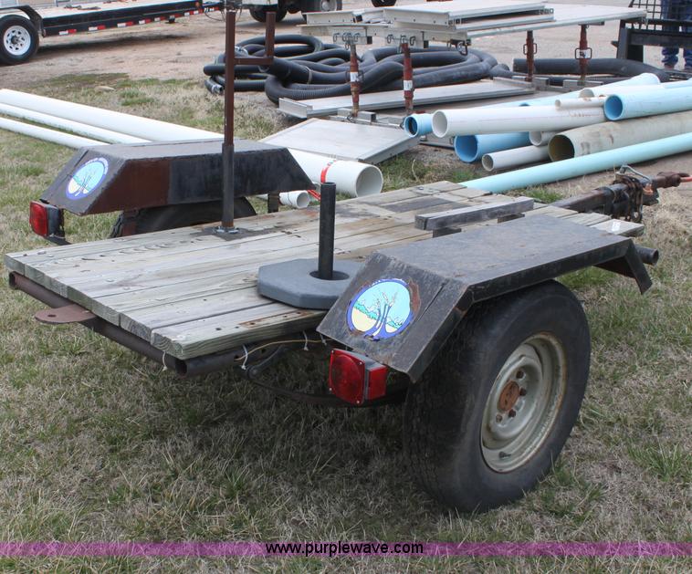 image for item AA9076 4' x 6' single axle trailer