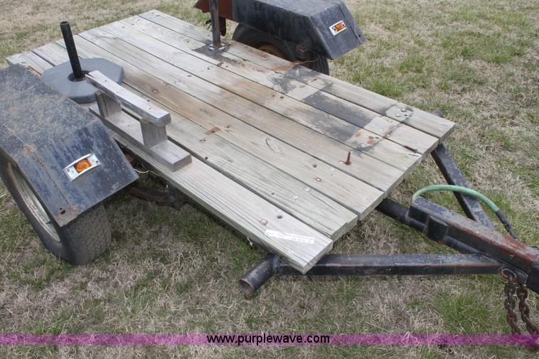 image for item AA9076 4' x 6' single axle trailer