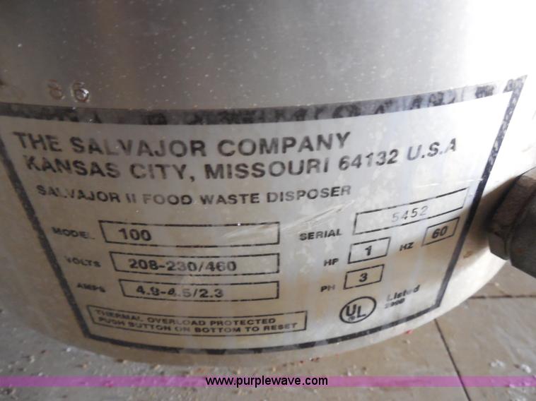 image for item AD9449 (2) industrial garbage disposals