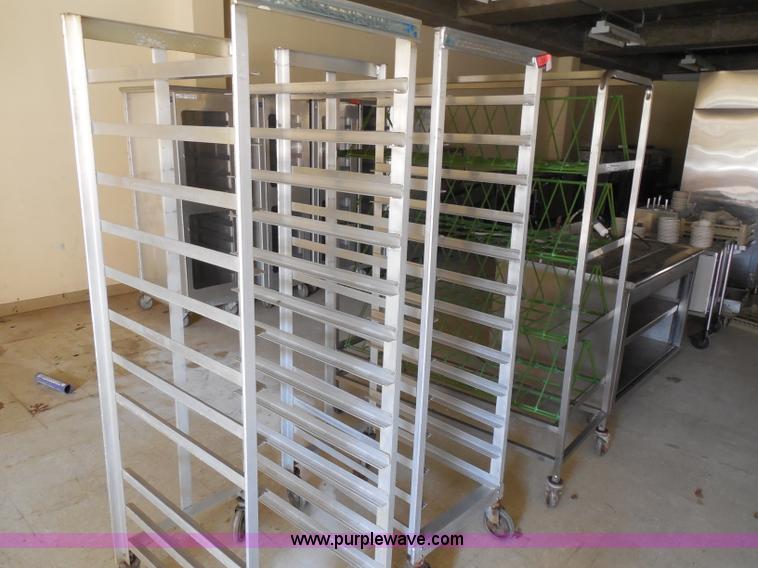 image for item AD9464 (3) aluminum food tray storage carts