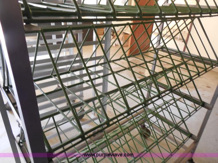 image for item AD9464 (3) aluminum food tray storage carts