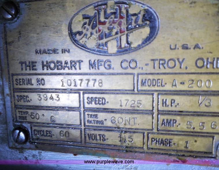 image for item AD9467 (2) Hobart industrial mixers