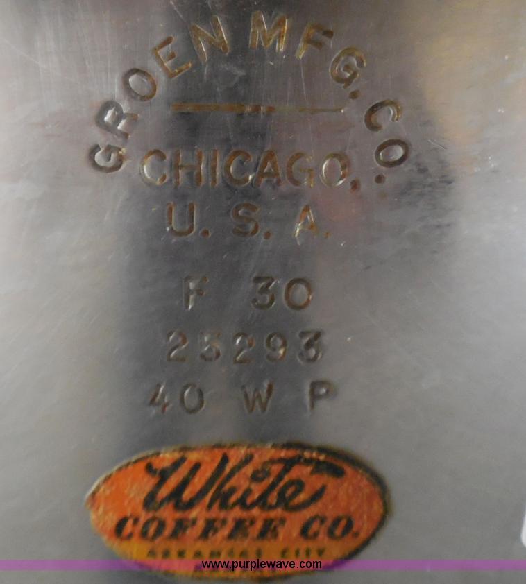 image for item AD9468 Groen Manufacturing F30 kettle