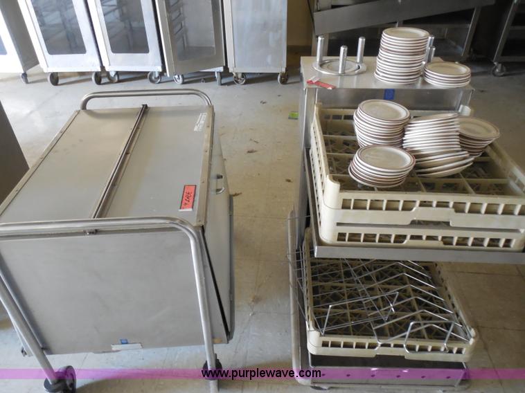 image for item AD9472 (2) dishware mobile storage carts