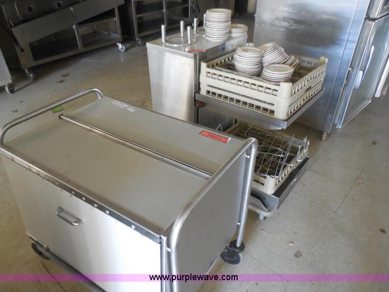 image for item AD9472 (2) dishware mobile storage carts