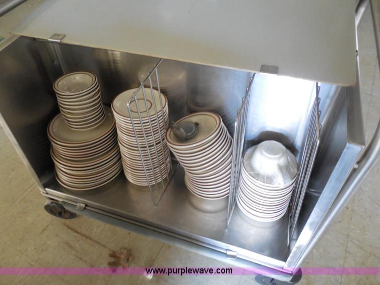 image for item AD9472 (2) dishware mobile storage carts