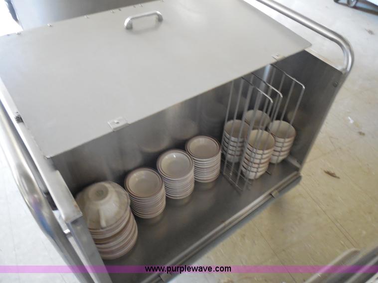 image for item AD9472 (2) dishware mobile storage carts