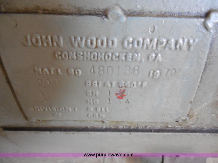 image for item AD9476 1970 John Wood Co. compressor vacuum