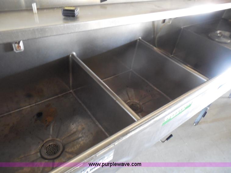 image for item AD9479 Three sink kitchen counter top