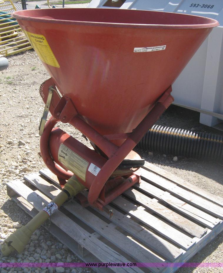 image for item AG9817 Three point broad cast fertilizer spreader