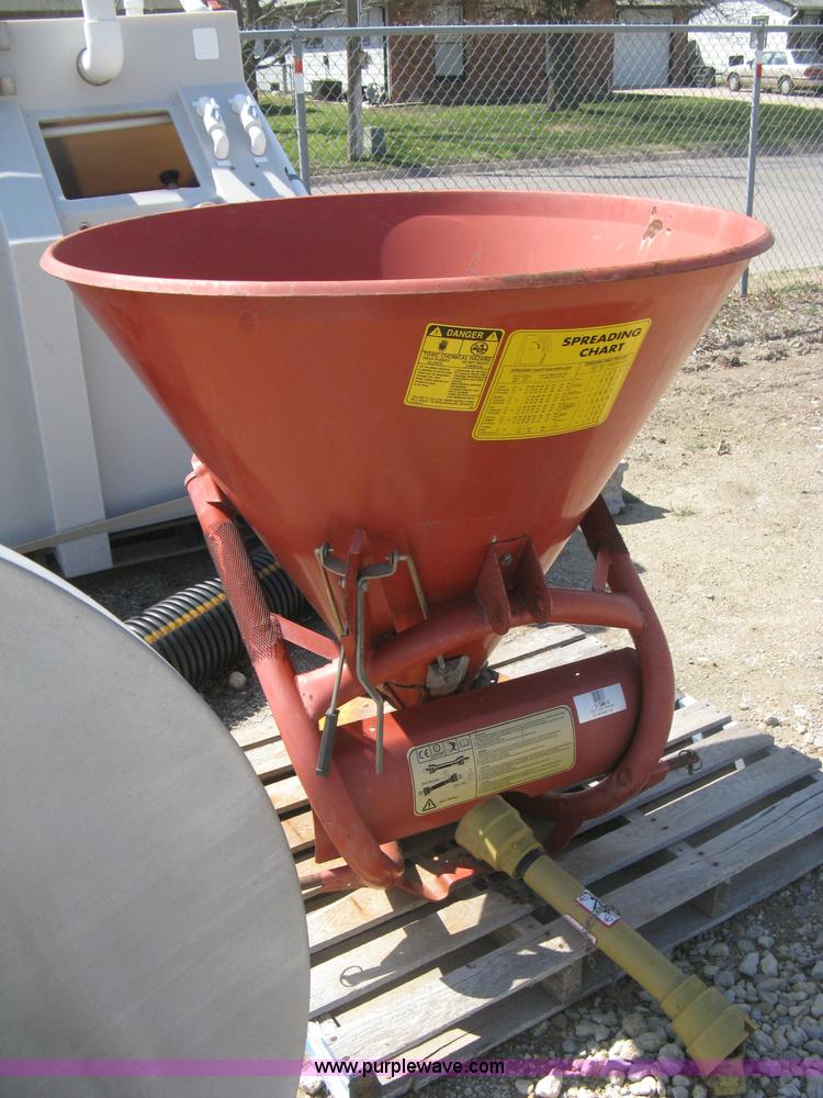 image for item AG9817 Three point broad cast fertilizer spreader