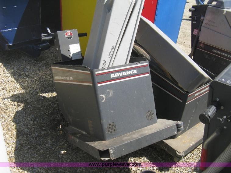 image for item AG9825 (2) Advance Whirlamatic VS20 floor buffers