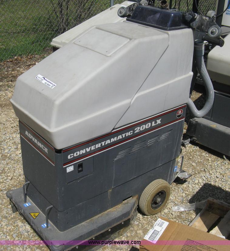 image for item AG9828 (2) Advance Convertamatic 200LX floor scrubbers