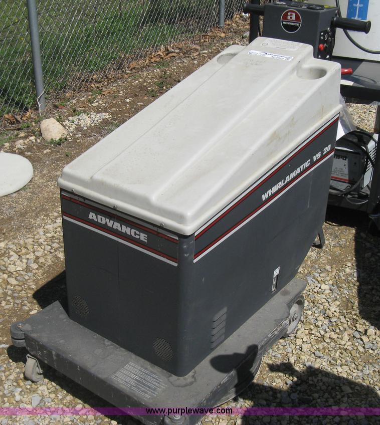 image for item AG9829 (2) Advance Whirlamatic VS20 floor buffers