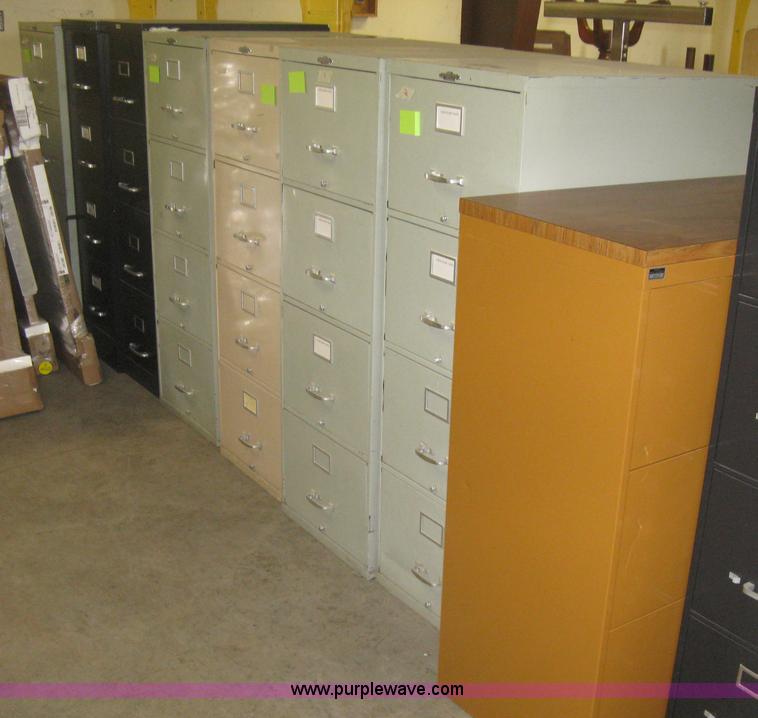 image for item AG9891 Assorted steel filing cabinets