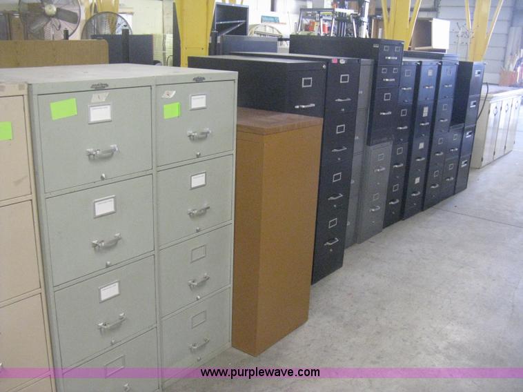 image for item AG9891 Assorted steel filing cabinets