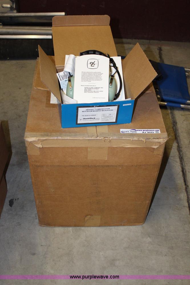 image for item AJ9523 (19) David Clark intercom head sets
