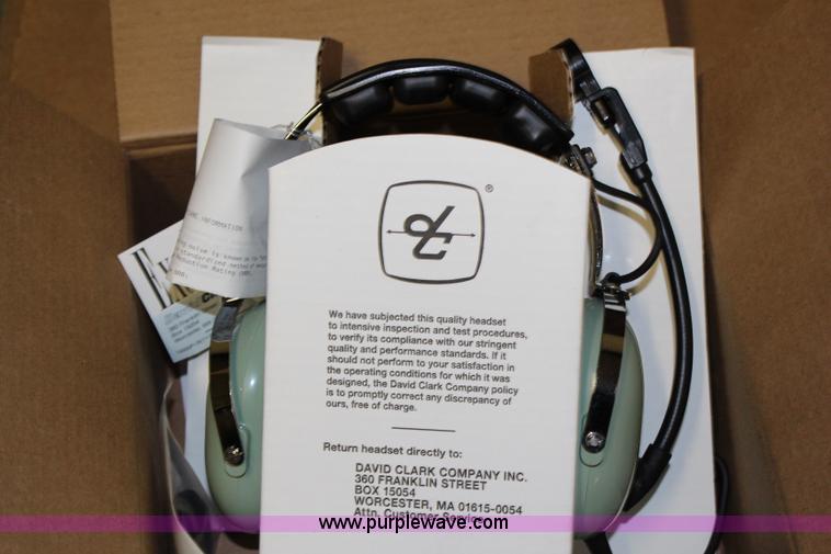 image for item AJ9523 (19) David Clark intercom head sets