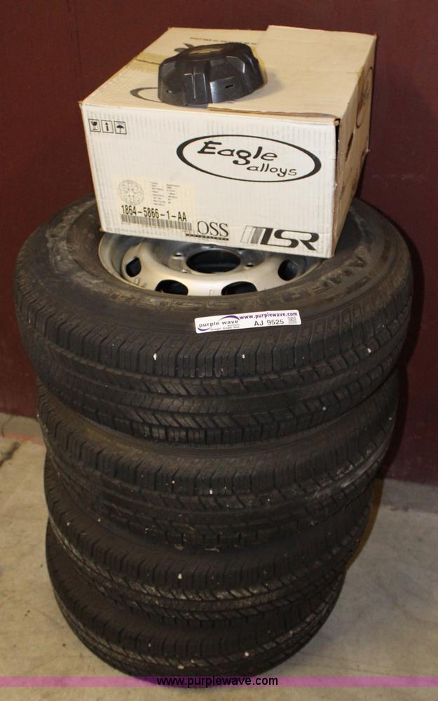 image for item AJ9525 (4) 235/75R15 tires and wheels