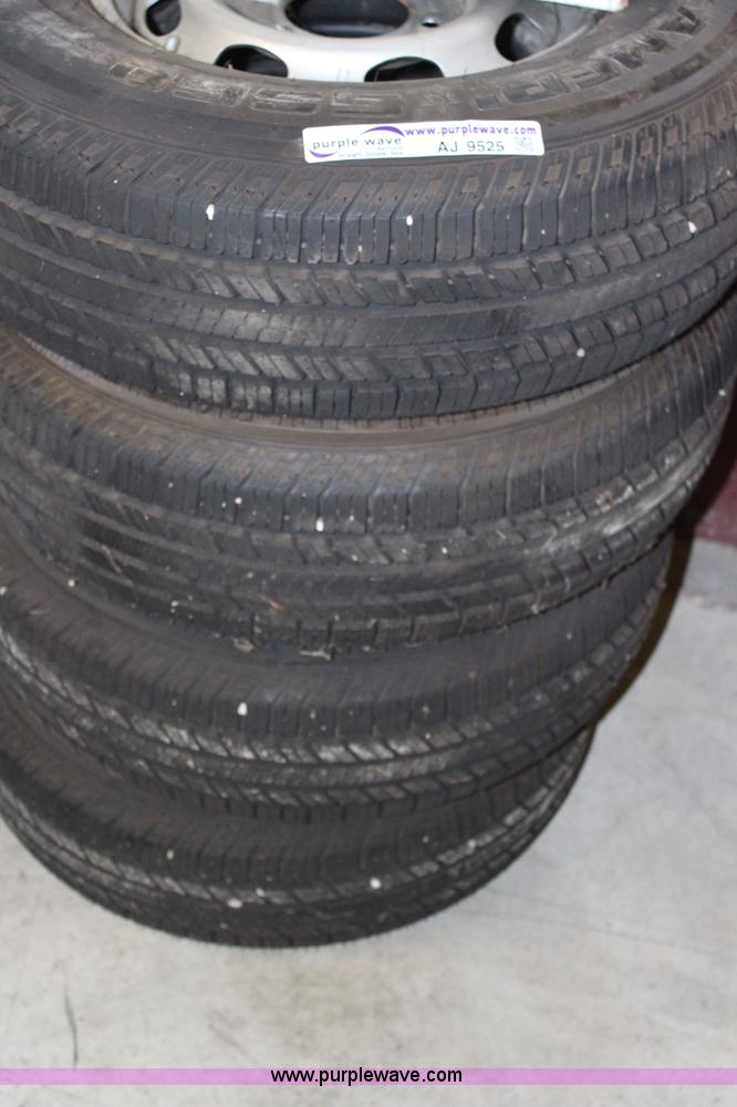 image for item AJ9525 (4) 235/75R15 tires and wheels
