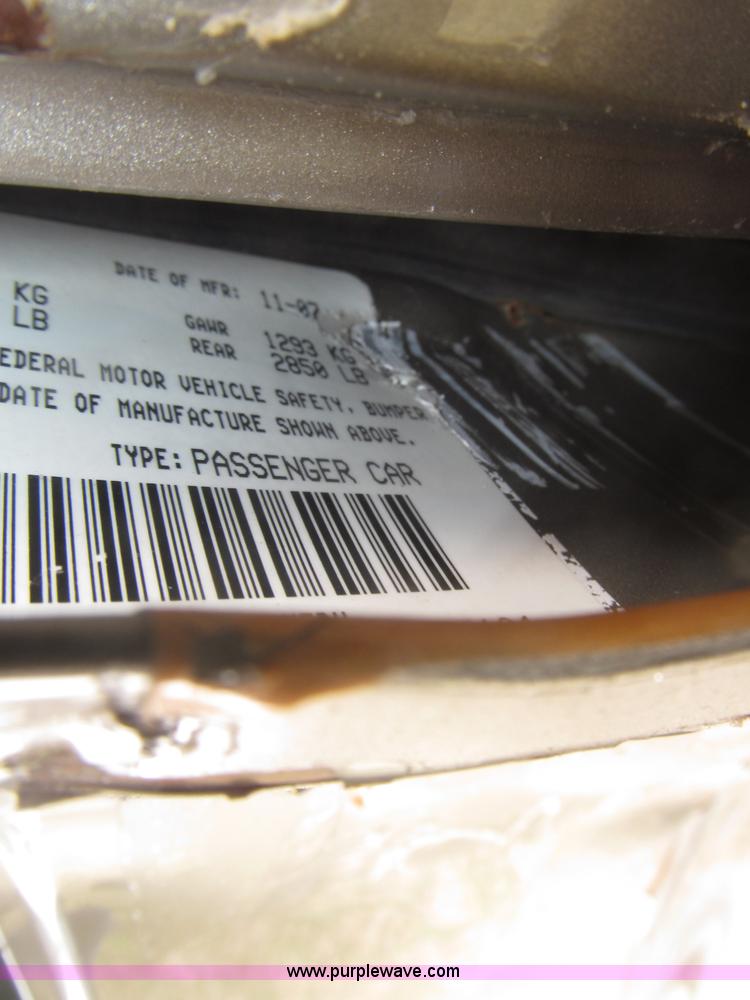 image for item B5462 2008 Dodge Charger SE