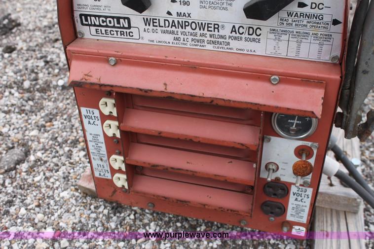 image for item C1007 Lincoln 225 DC arc welder